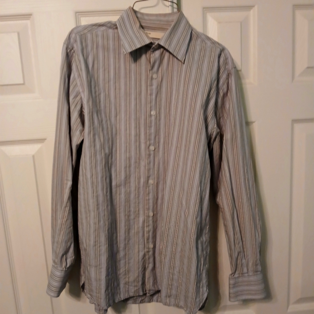 Perry Ellis Small Long Sleeve Dress Shirt